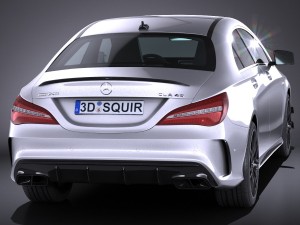 Mercedes-Benz CLA45 AMG 2017 3D मॉडल