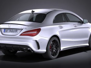Mercedes-Benz CLA45 AMG 2017 3D Model