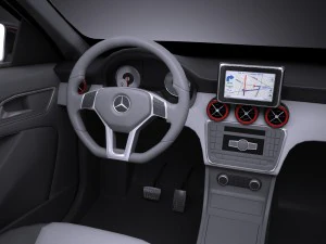 Mercedes-Benz CLA45 AMG 2017 3D Model
