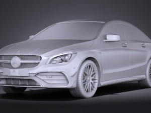 Mercedes-Benz CLA45 AMG 2017 3D मॉडल
