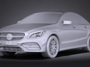 Mercedes-Benz CLA45 AMG 2017 3D Model