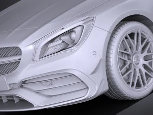 Mercedes-Benz CLA45 AMG 2017 3D Model