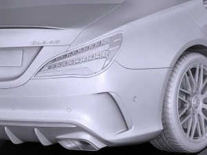 Mercedes-Benz CLA45 AMG 2017 3D Model