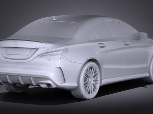 Mercedes-Benz CLA45 AMG 2017 3D मॉडल