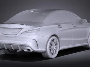 Mercedes-Benz CLA45 AMG 2017 3D Model