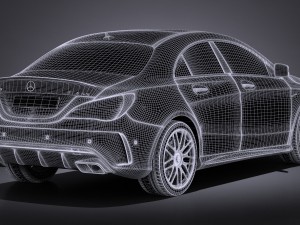 Mercedes-Benz CLA45 AMG 2017 3D मॉडल