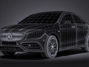 Mercedes-Benz CLA45 AMG 2017 3D Model