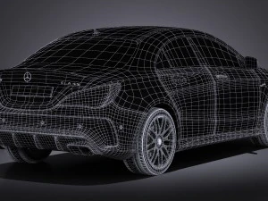 Mercedes-Benz CLA45 AMG 2017 3D Model