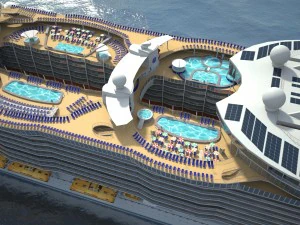 Cruiseschip Allure of the Seas 3D Model