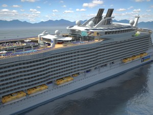 Allure of the seas cruise ship Modèle 3D