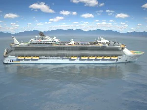 Cruiseschip Allure of the Seas 3D Model