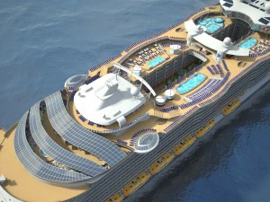Cruiseschip Allure of the Seas 3D Model