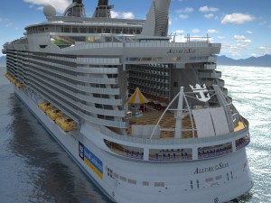 Allure of the seas cruise ship Modèle 3D