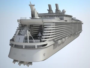 Cruiseschip Allure of the Seas 3D Model