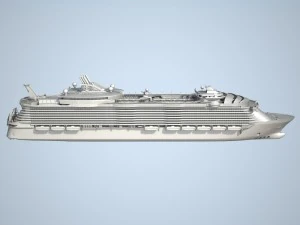 Cruiseschip Allure of the Seas 3D Model