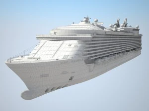 Cruiseschip Allure of the Seas 3D Model