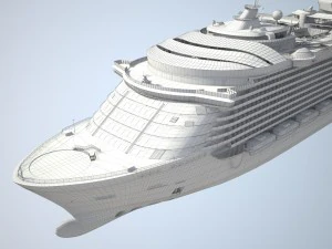 Cruiseschip Allure of the Seas 3D Model