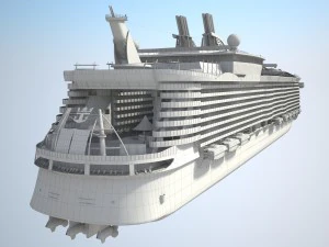 Cruiseschip Allure of the Seas 3D Model