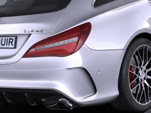 Mercedes-Benz CLA45 AMG Shooting Brake 2017 3D Модель