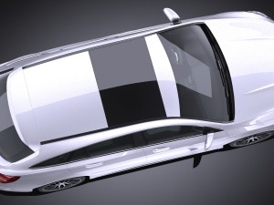 Mercedes-Benz CLA45 AMG Shooting Brake 2017 3D Модель