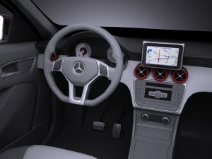 Mercedes-Benz CLA45 AMG Shooting Brake 2017 3D Модель