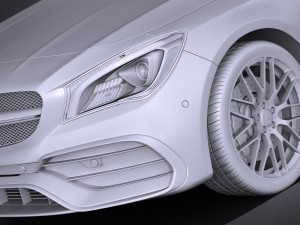 Mercedes-Benz CLA45 AMG Shooting Brake 2017 3D Модель