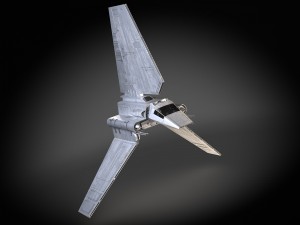 Star Wars Lambda T4A Class Shuttle 3D Model