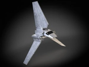 Star Wars Lambda T4A Class Shuttle 3D Model