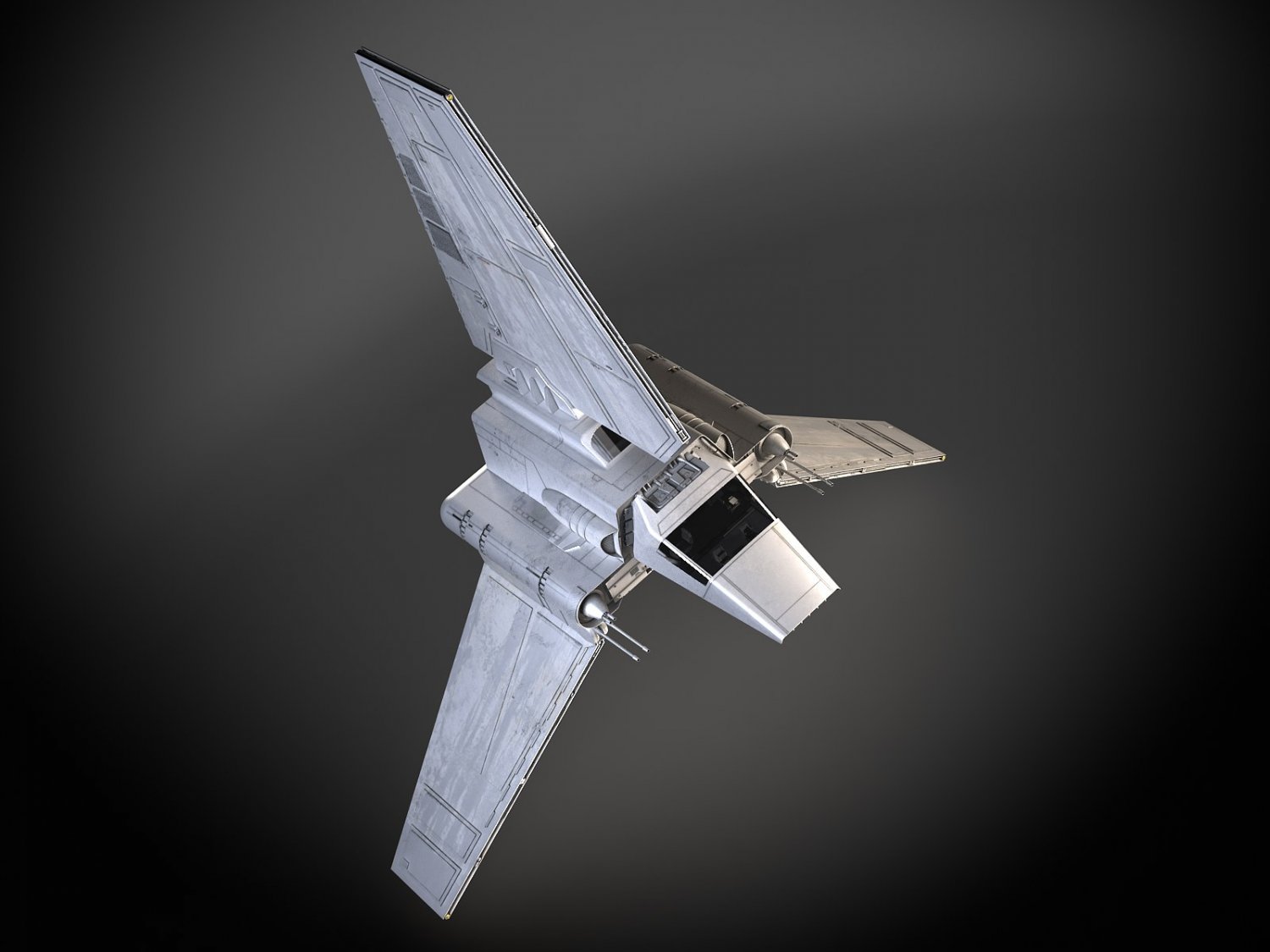 Star Wars Lambda T4A Class Shuttle 3D Model in Fantasy ...