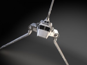 Star Wars Lambda T4A Class Shuttle 3D Model