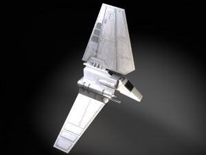 Star Wars Lambda T4A Class Shuttle 3D Model