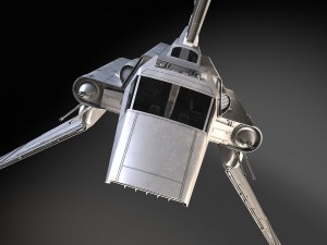 Star Wars Lambda T4A Class Shuttle 3D Model