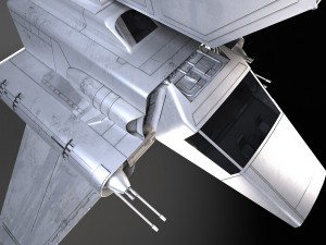 Star Wars Lambda T4A Class Shuttle 3D Model
