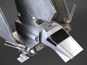 Star Wars Lambda T4A Class Shuttle 3D Model