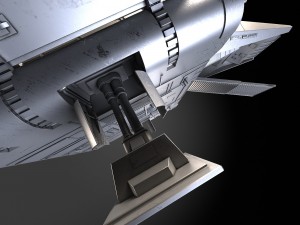 Star Wars Lambda T4A Class Shuttle 3D Model
