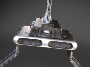 Star Wars Lambda T4A Class Shuttle 3D Model