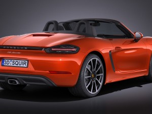 Porsche 718 Boxster 2017 3D Model