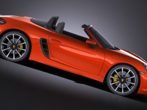 Porsche 718 Boxster 2017 3D Model