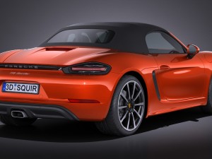 Porsche 718 Boxster 2017 3D Model