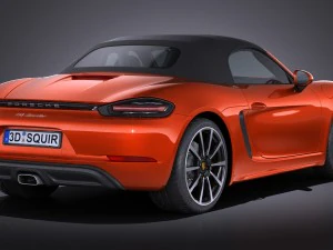 Porsche 718 Boxster 2017 3D Model