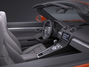 Porsche 718 Boxster 2017 3D Model