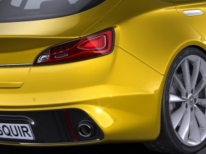 Generic Car Sport Sedan 2016 3D मॉडल