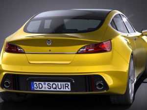 Generic Car Sport Sedan 2016 3D मॉडल