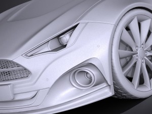 Generic Car Sport Sedan 2016 3D मॉडल