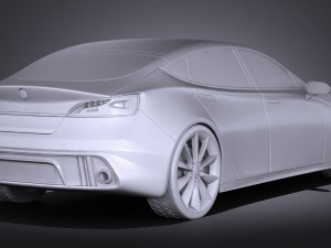 Generic Car Sport Sedan 2016 3D मॉडल