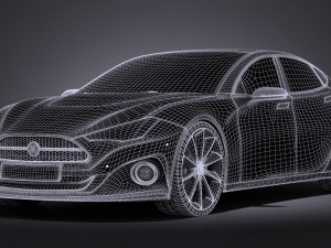 Generic Car Sport Sedan 2016 3D मॉडल