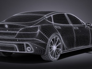Generic Car Sport Sedan 2016 3D मॉडल