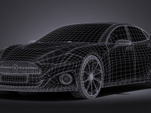 Generic Car Sport Sedan 2016 3D मॉडल