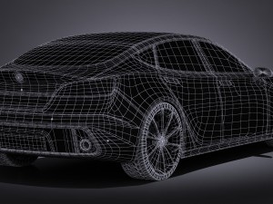 Generic Car Sport Sedan 2016 3D मॉडल