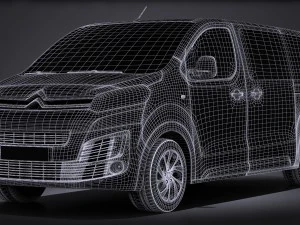 Citroen Spacetourer 2016 3D Model